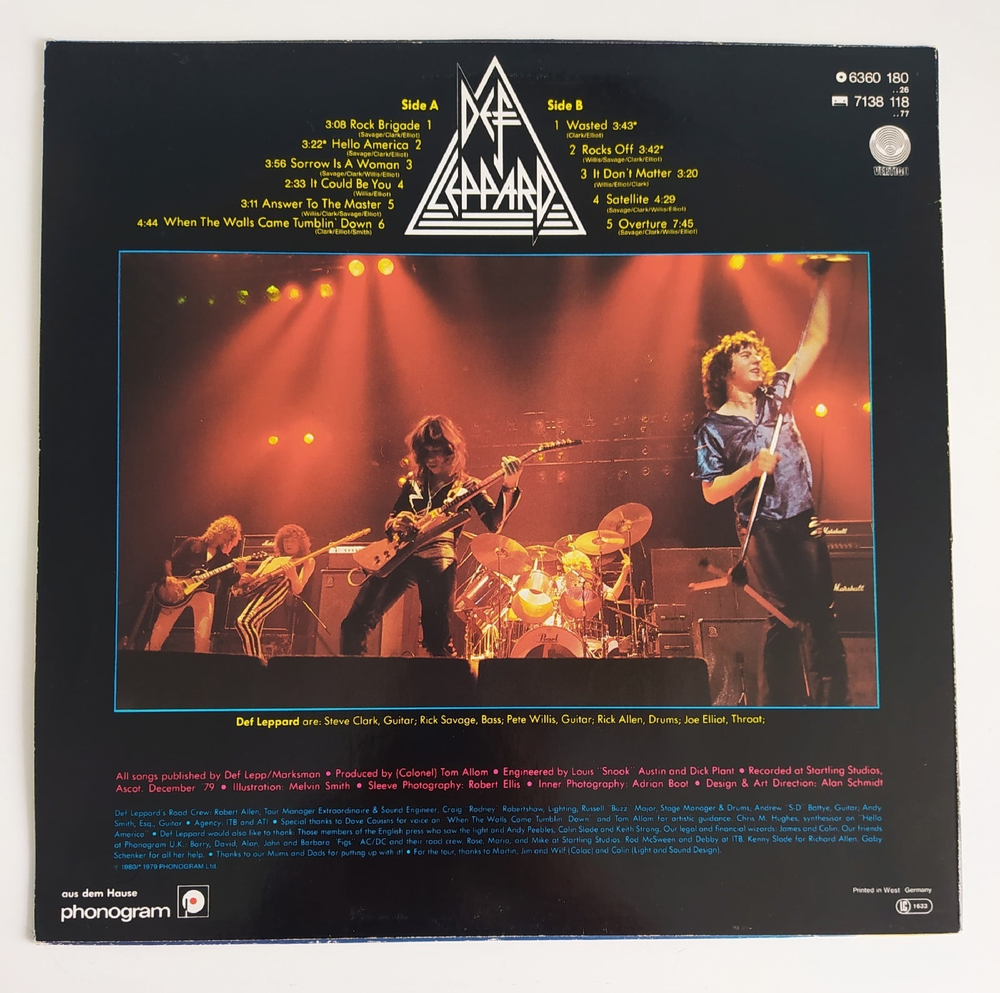 Def Leppard On Through The Night