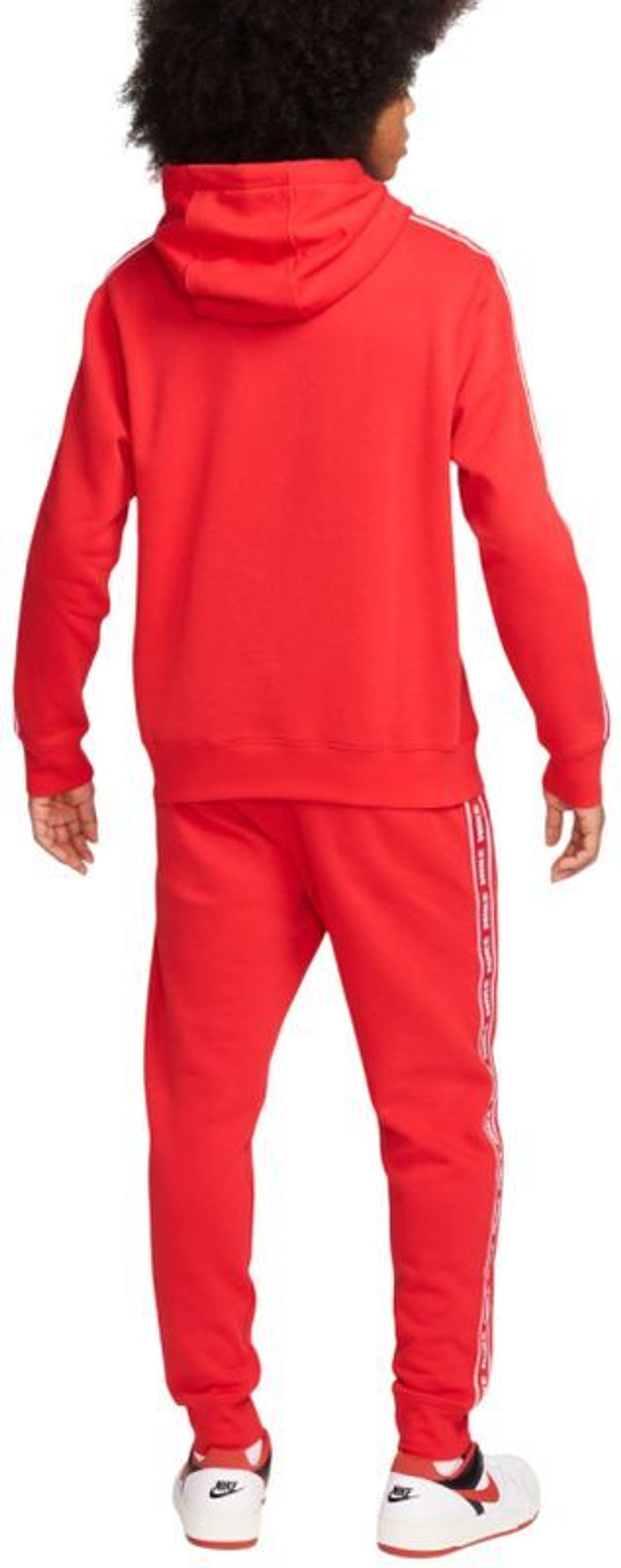 Мужской теннисный костюм Nike Club Fleece Casual Hoodie - красный