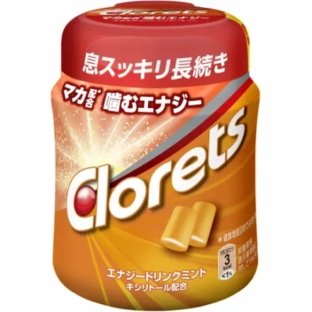 Жевательная резинка Clorets XP Energy drink Mint bottle Энергетический напиток и мята, 140г