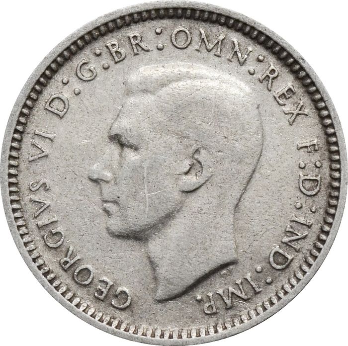 3 пенса 1948 Австралия