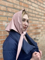 Косынка из экокожи кожаная женская