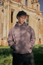 Худи Called a Garment Classic Logo "Grey Purple"