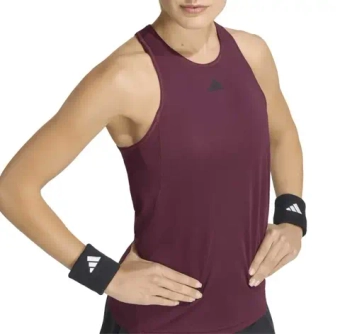 Женский топ теннисный Adidas Club Tank - maroon