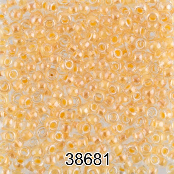 Бисер Preciosa 10/0 (2.3 мм), 500 г, 38681 (Ф436) бледно-желтый