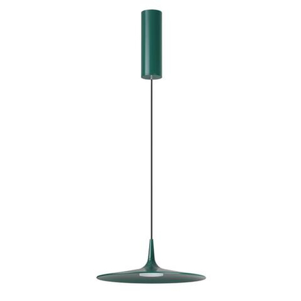 7037/12L HIGHTECH ODL25 305 темно-зеленый/металл/акрил Подвесной светильник IP20 LED 12W 3000K AC90-260V SOMBRA