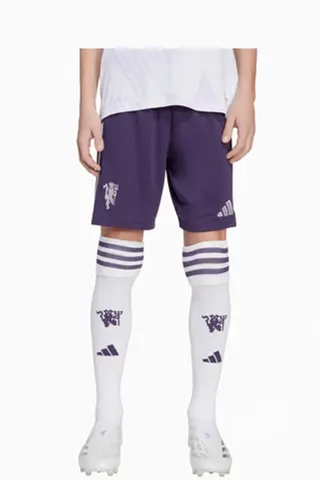 Шорты adidas Manchester United 25/26 Away Junior - фиолетовый