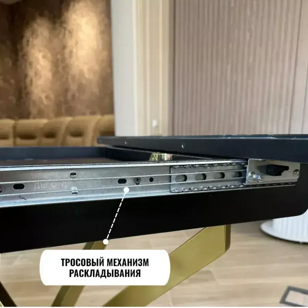 Обеденная группа NGVK Лакшери черный мрамор стулья Кресло Синий