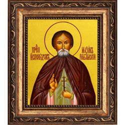 Максим Попов, исповедник Рябашский, иеромонах. Икона на холсте.