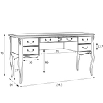 Кабинетный стол широкий R111L.1S