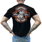 Футболка Franky Mouse Двигатель на лилии Choppers Race Team (S / черный)