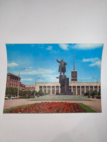 Открытка "Ленинград/Памятник В.И. Ленину у Финляндского вокзала"
