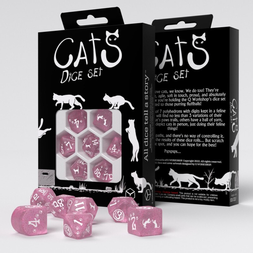 Набор кубиков Q WORKSHOP Cats Dice Set: Daisy