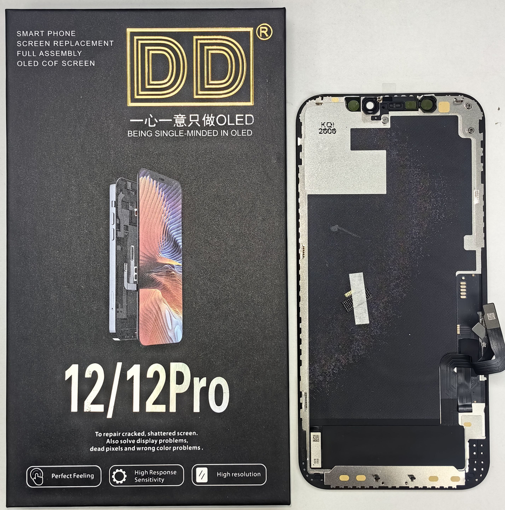 Дисплей iPhone 12/ 12 PRO Hard OLED; Rem.IC; бренд DD