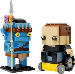 Конструктор LEGO BrickHeadz 40554 Avatar: Джейк Салли и его Аватар