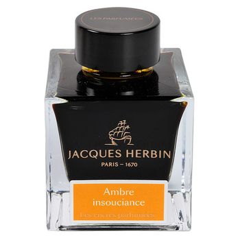Ароматизированные чернила во флаконе Herbin Prestige 50 мл Ambre insouciance янтарные (14741JT)