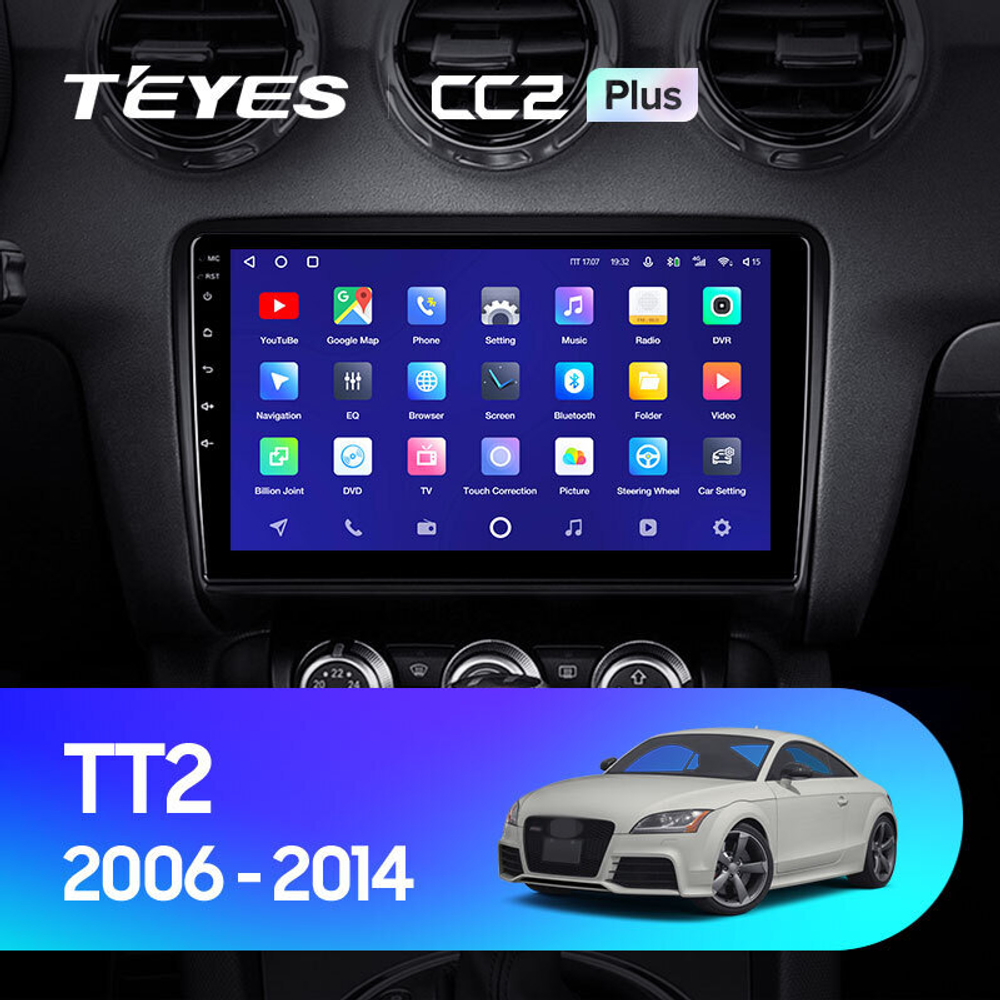 Teyes CC2 Plus 9" для Audi TT 2006-2014