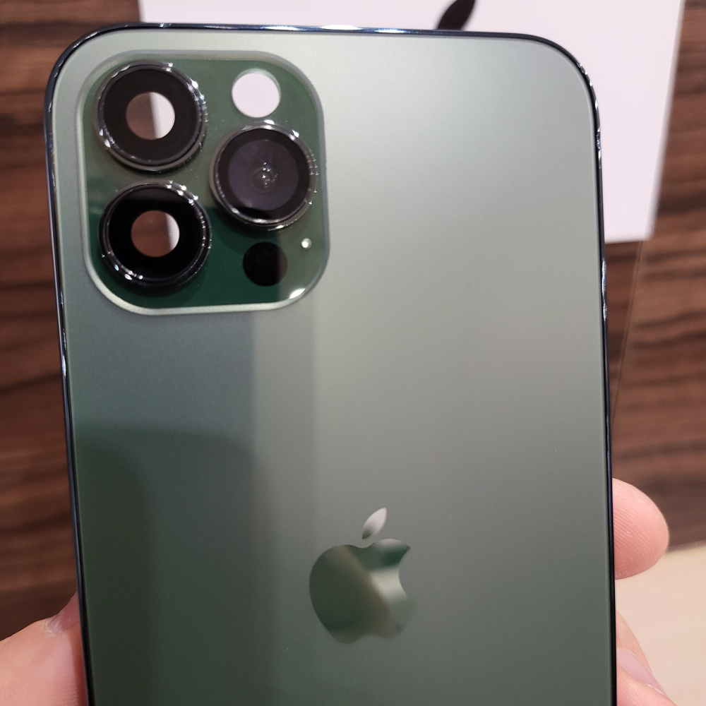 Корпус для iPhone X в стиле iPhone 14Pro (цвет: Green - Альпийский зелёный)