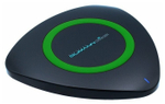 Qumann QWC-01 Wireless Delta Qi Charger Black/Green ring 50513 Беспроводное зарядное устройство
