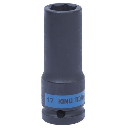 Цена на KING TONY (443517M) Головка торцевая ударная глубокая шестигранная 1/2", 17 мм