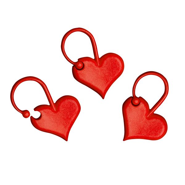 Набор маркировщиков петель Addi Love, 6 штук