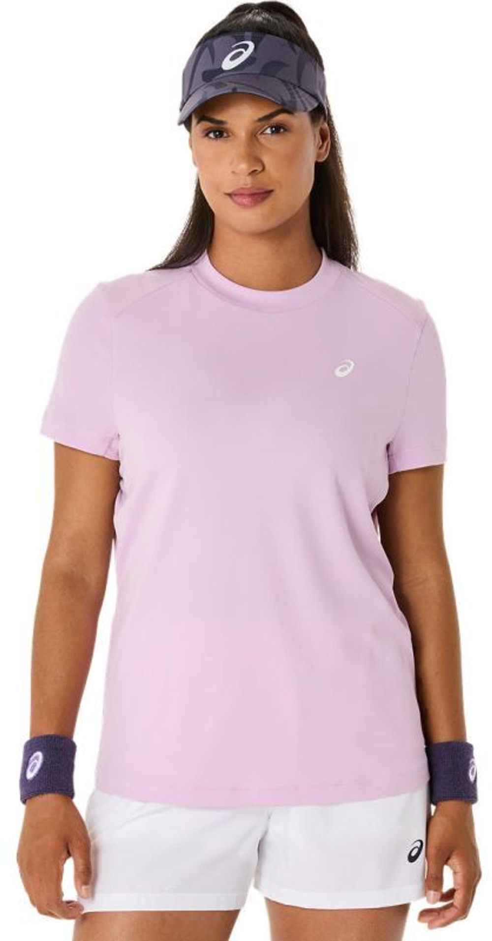 Женская теннисная футболка Asics Court Short Sleeve - Розовый