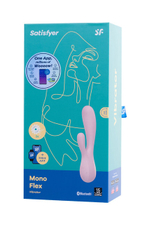 Нереалистичный вибратор Satisfyer Mono Flex, розовый (Цвет: розовый)