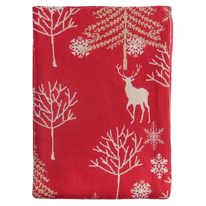 Плед 130х180см Tkano New Year Essential Winter fairytale