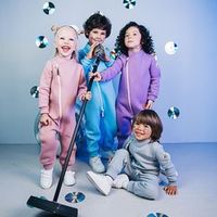 Комбинезон косуха с клапаном "Сирень" утепленный