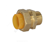 Муфта латунь 20Aх3/4" обжим/НР для газоснабжения STAHLMANN SSMG2003/4BGZ