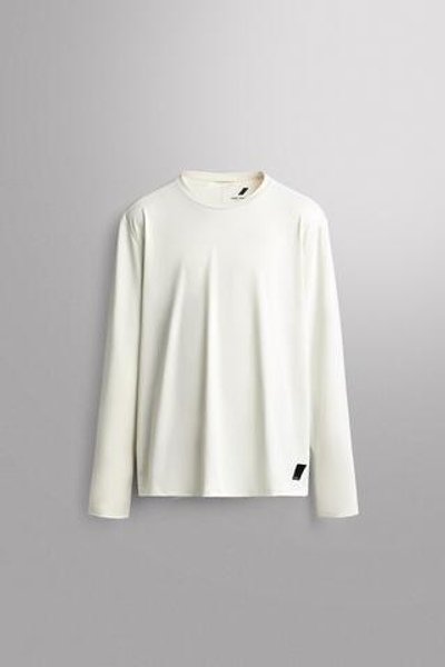 СПОРТИВНАЯ ТЕХНИЧЕСКАЯ ФУТБОЛКА С ДЛИННЫМ РУКАВОМ — ZARA