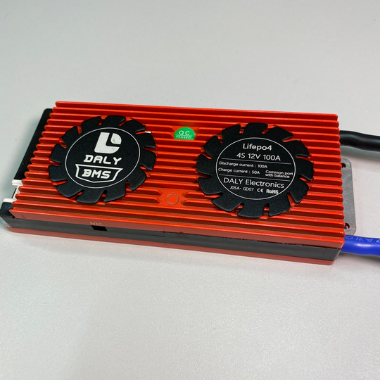 Плата LiFePo4 BMS daly 4s12v 100A с термодатчиком