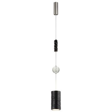 Подвес 18W 2000-4000K 5451/18LB черный/никель RIVERA Odeon Light Exclusive