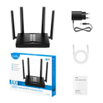 Cudy AP3000D Настольная точка доступа Wi-Fi 6 AX3000, 2,4/5 ГГц, до 2976 Мбит/с, 1х1 Гбит/с, PoE, 4 антенны