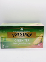 Чай зеленый TWININGS со вкусом Манго и Личи 25 пакетиков 45 г (из Финляндии)