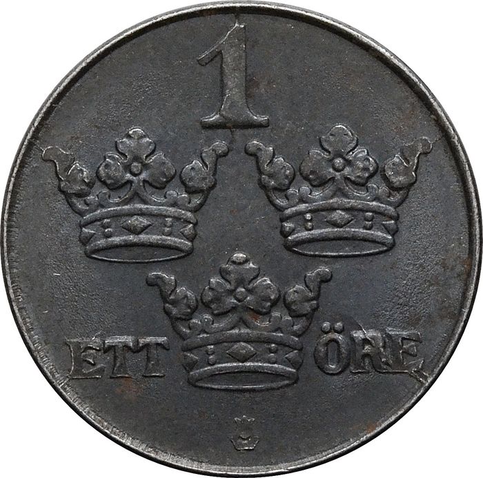1 эре 1942-1950 Швеция