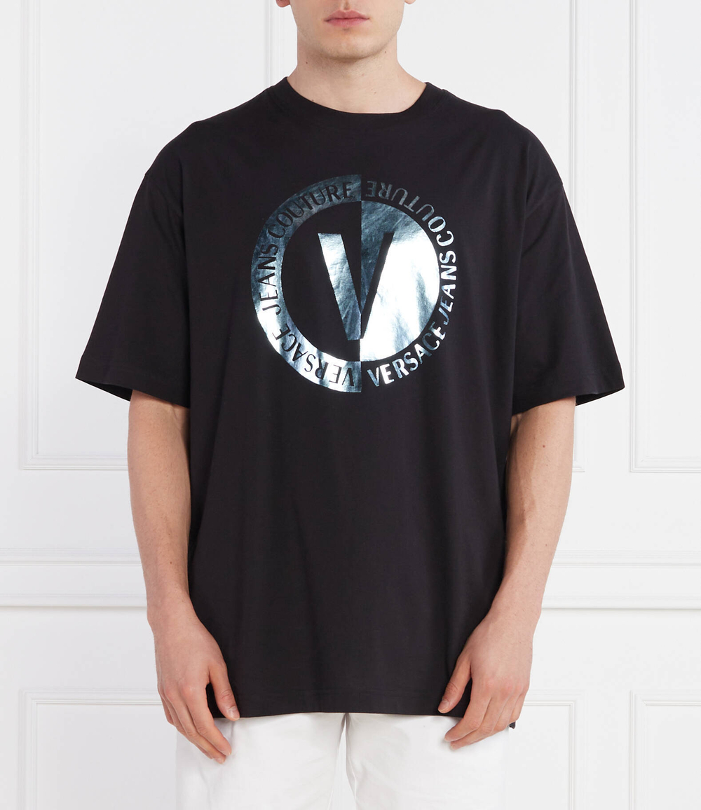 Футболка Versace Jeans Couture - черный(75GAHF05CJ03F)