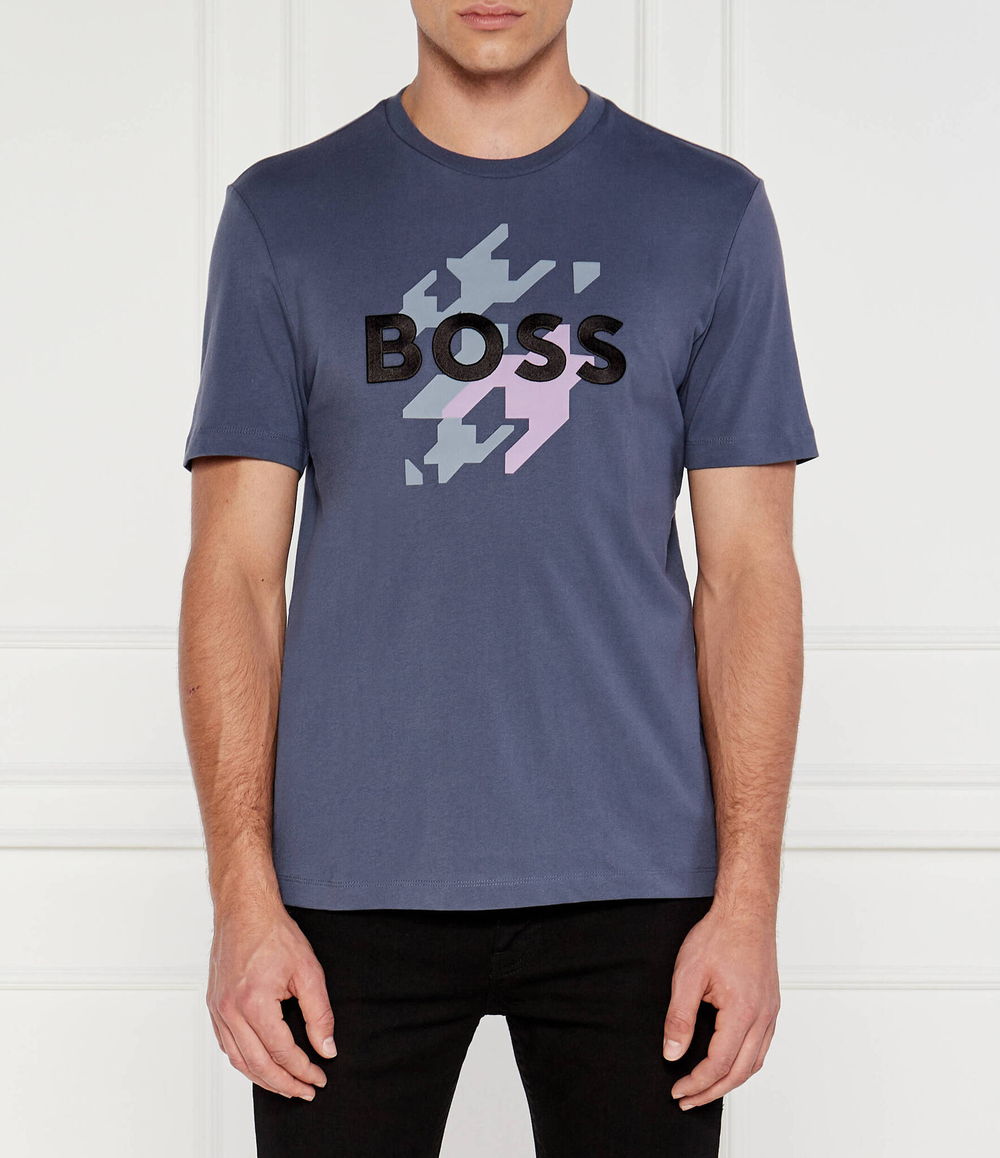 Футболка BOSS BLACK - темно-синий(50521520)