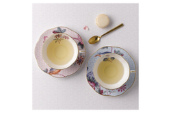 Чайная пара 250мл Wedgwood Кукушка голубая