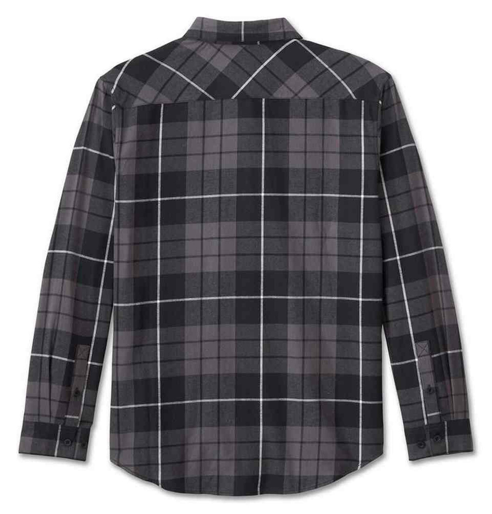 Рубашка Essence Shirt - Black Plaid Harley-Davidson