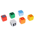 Игрушки для купания Кубики с цифрами (6шт) в сет. LXN-4-6 (ИГРАЕМ ВМЕСТЕ)