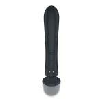 Серый двусторонний вибромассажер 23,7см Satisfyer Triple Lover 4018201