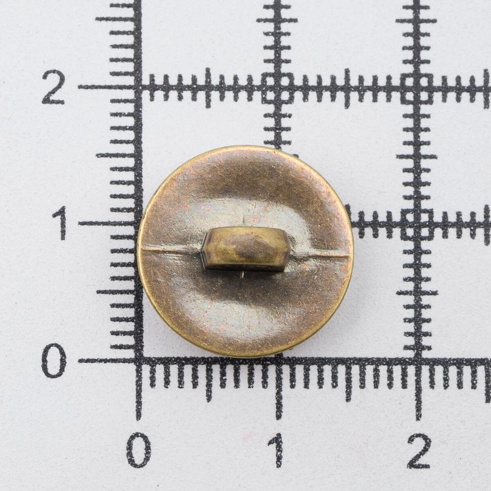 Пуговицы на ножке 24L=15 мм, (Bronze (бронза)), 48 шт