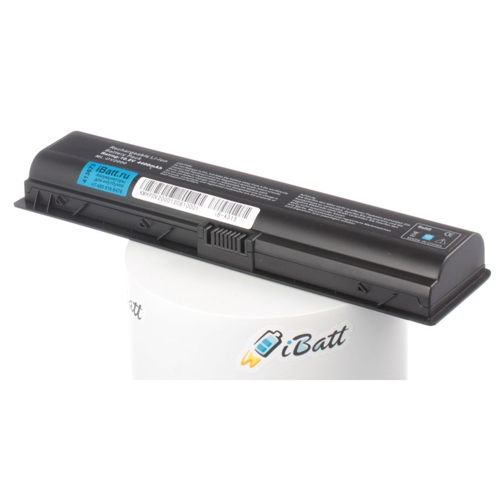 Аккумулятор iBatt 4400mAh, для HP- Pavilion dv6330ea dv6426us dv6543ev dv6565en dv6715 Presario C795ER dv2040US dv2100 dv2171ea dv2637tx
