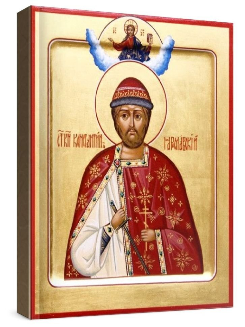 Константин Ярославский (рукописная икона)