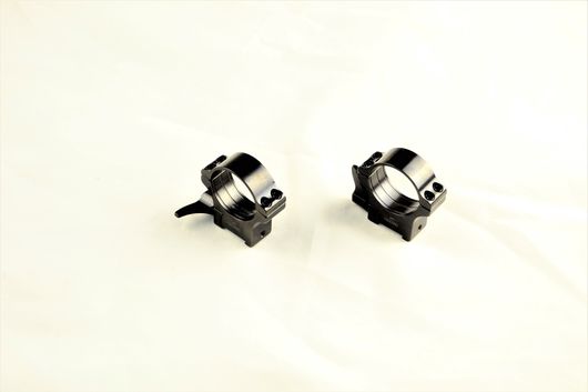 Быстросъемные кольца Rusan Prism 16,5мм (CZ527) на 30мм H12 рычажные (011-16,5-30-12-R)