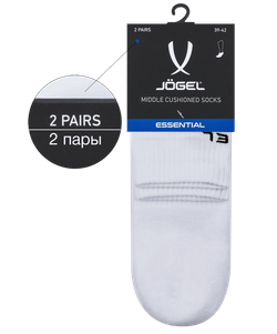Носки средние ESSENTIAL Mid Cushioned Socks, белый