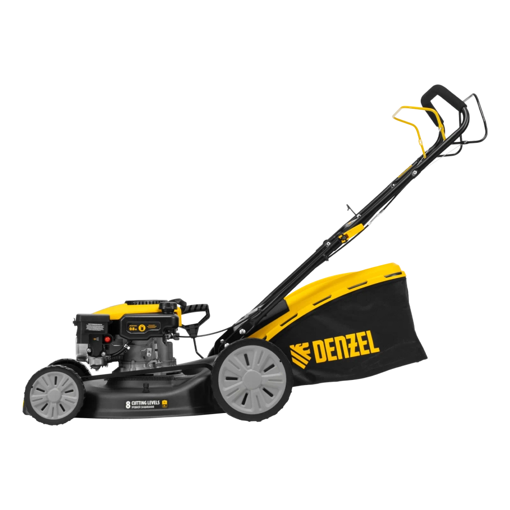 Газонокосилка бензиновая DENZEL GLR-510SP-K, 180 см3, ширина 51 см, привод, травосборник 65 л (58804)