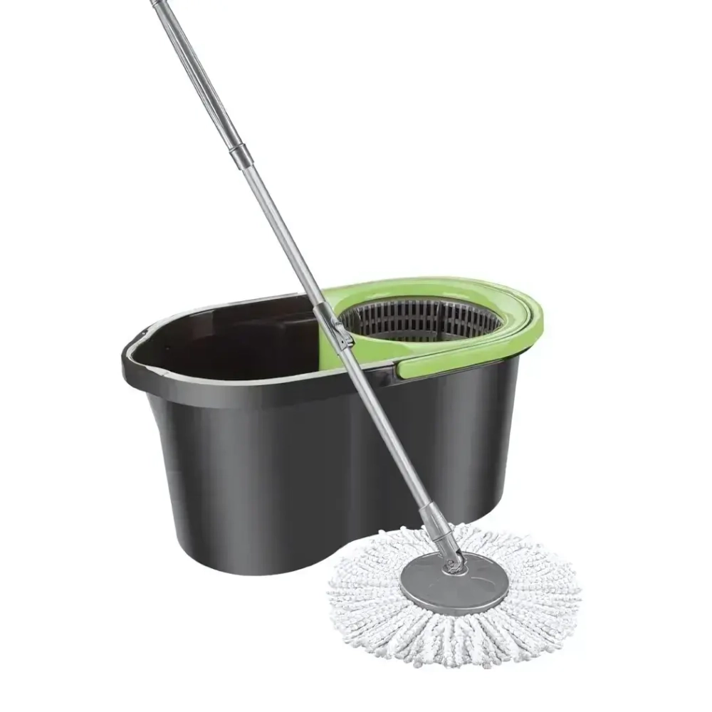 Набор для уборки в индивид. упак 14л зел - черный ECO MOP STYLE