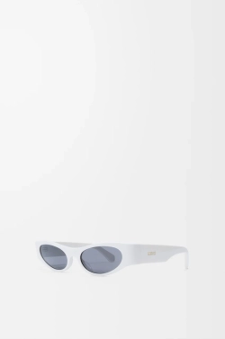 Loewe Солнцезащитные очки Flash Slim Cat-EyeLo, белый