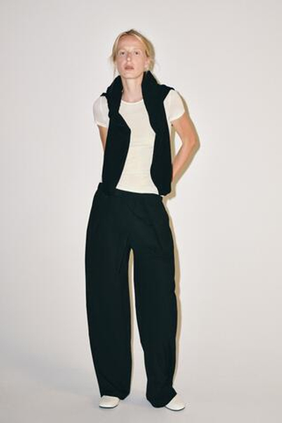 БРЮКИ СО СКЛАДКАМИ — ZW COLLECTION — ZARA